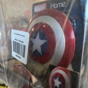 Marvel Captain America iHome Bluetooth and 1.4 scale speaker